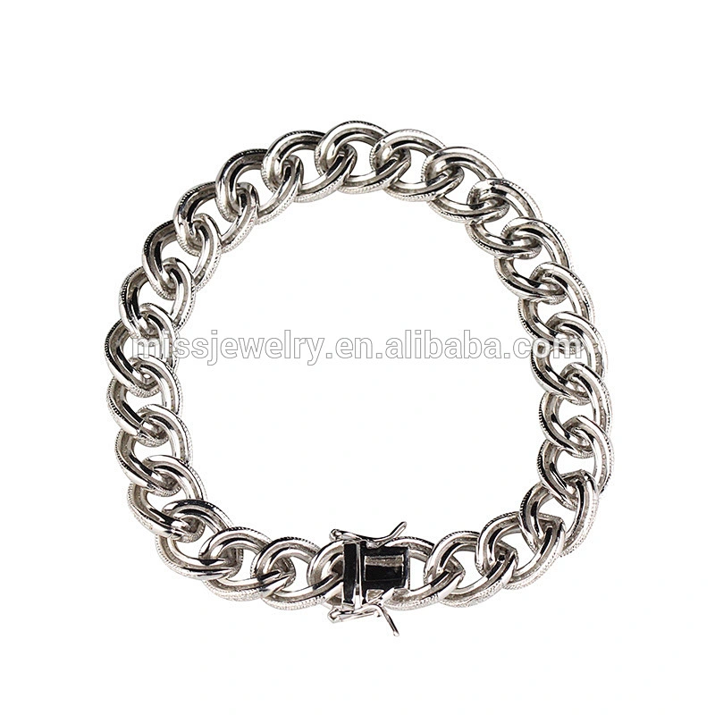 Missjewelry hip hop fashion 925 silver bracelet jewelry wholesale