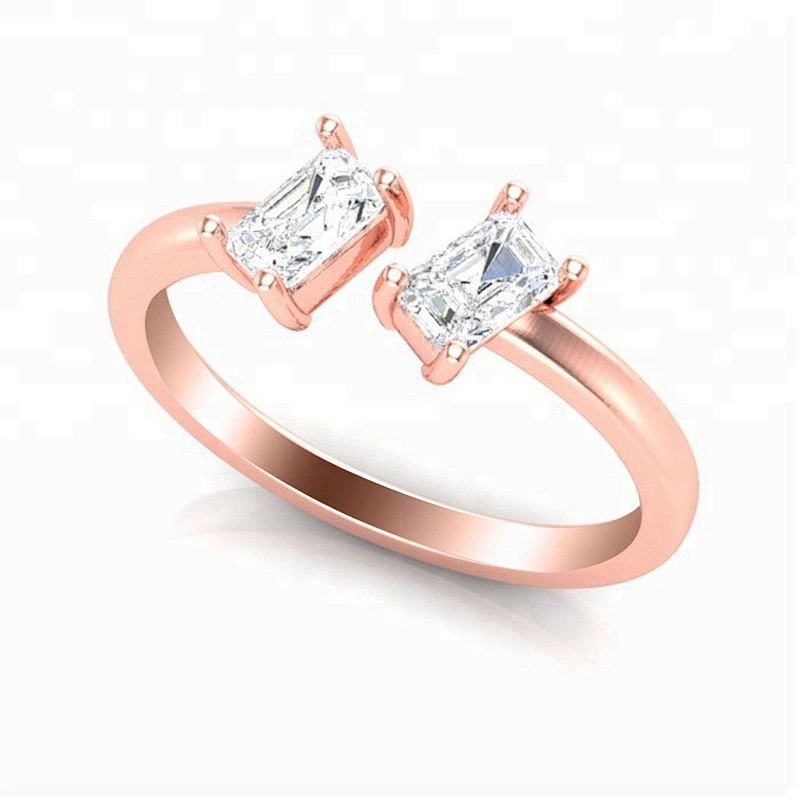 Miss Jewelry Cheap Custom Diamond 925 Sterling Silver Jewelry Rings