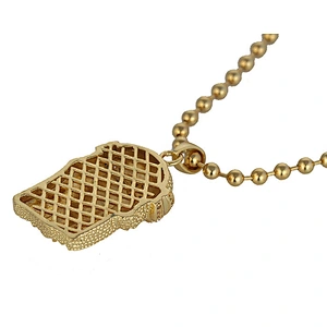 Wholesale hip pop fashion micro paved jesus piece pendant jewelry