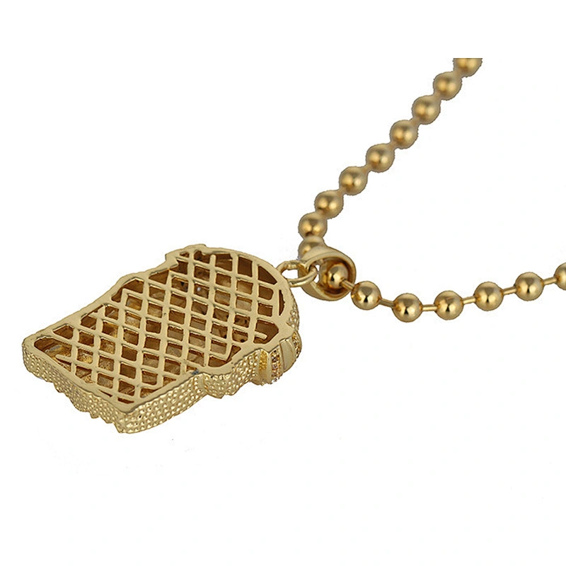 Wholesale hip pop fashion micro paved jesus piece pendant jewelry
