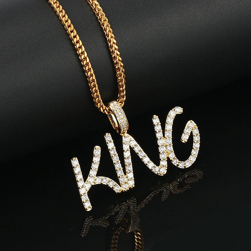 Name Custom Hiphop Jewelry Alphabet Letter Pendants