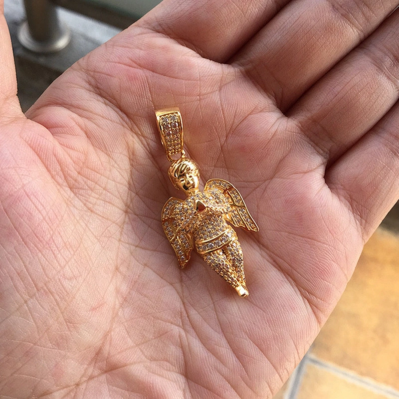 Customized Gold Plated Jewelry Hip Hop Bling Pendant