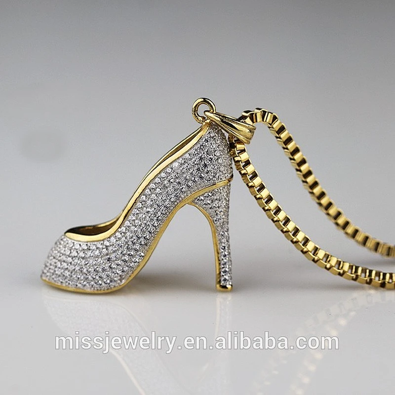 Hip Hop Jewelry Manufacturers Crystal Fanct Pendant Design for Girls