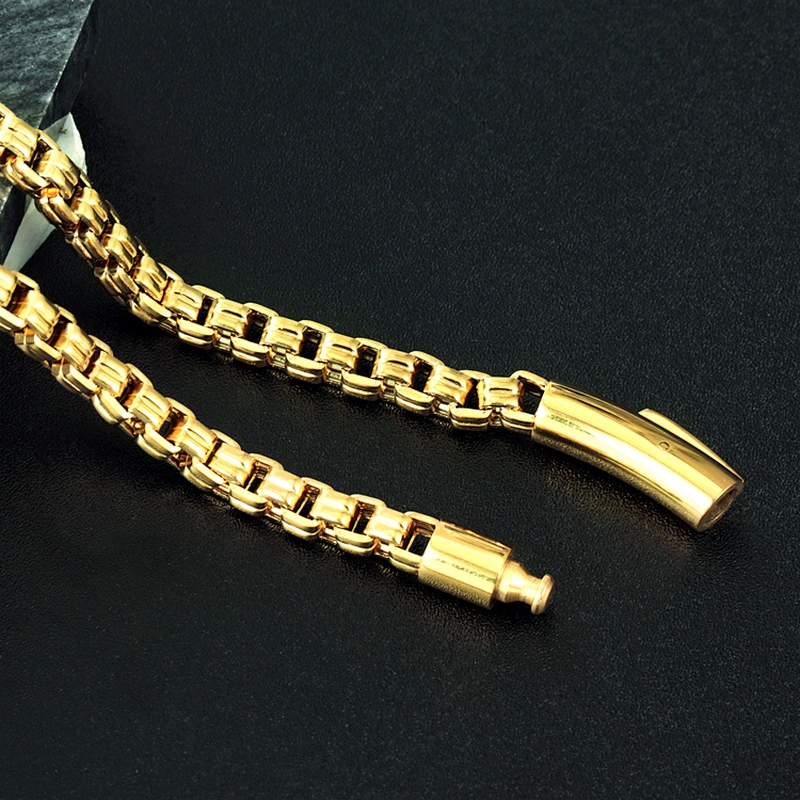 14k Gold Plated 925 Sterling Silver Necklace Chain Men