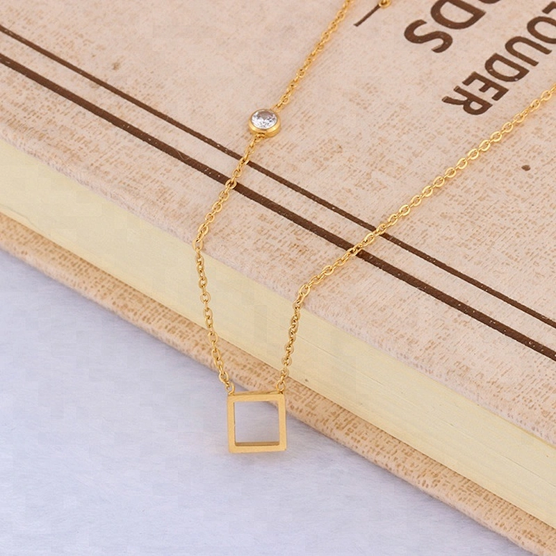 Miss Jewelry 316 Stainless Steel Necklace 14k Gold Plated Chain Silver Jewelry 925 Sterling Necklace for Women