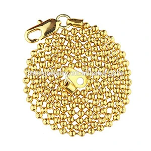 Miss Jewelry High quality fashion moon cut bead chain necklace