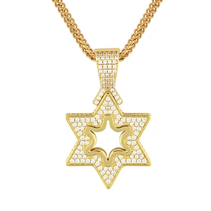 Missjewelry Hip Hop Fashion Silver Drop Star Pendant Wholesale Hip Hop Jewelry