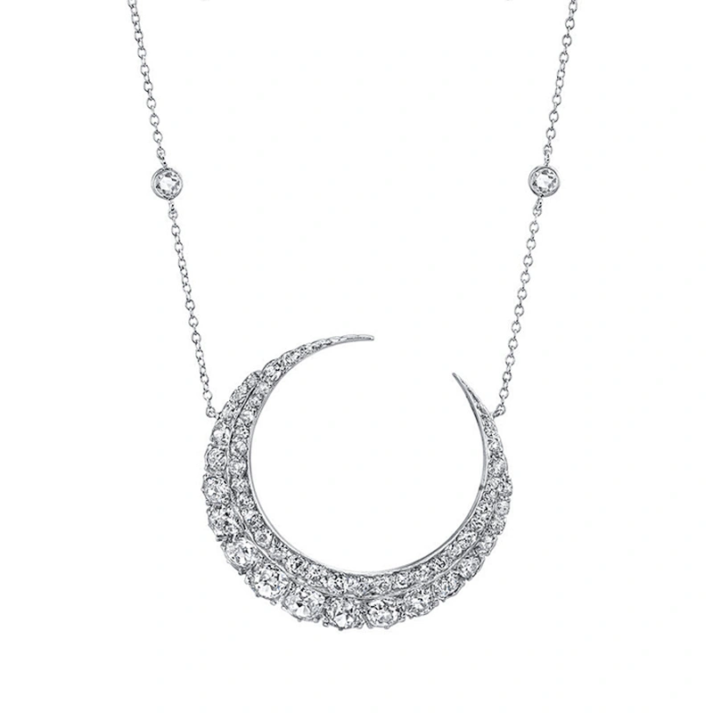 Gold Statement Necklace Designs Girls, Fashion Jewelry Engraved Necklace for Women