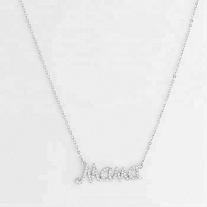Miss Jewelry Wholesale Fashion Fine Chain Gold Pendant Name Women Necklace Jewelry