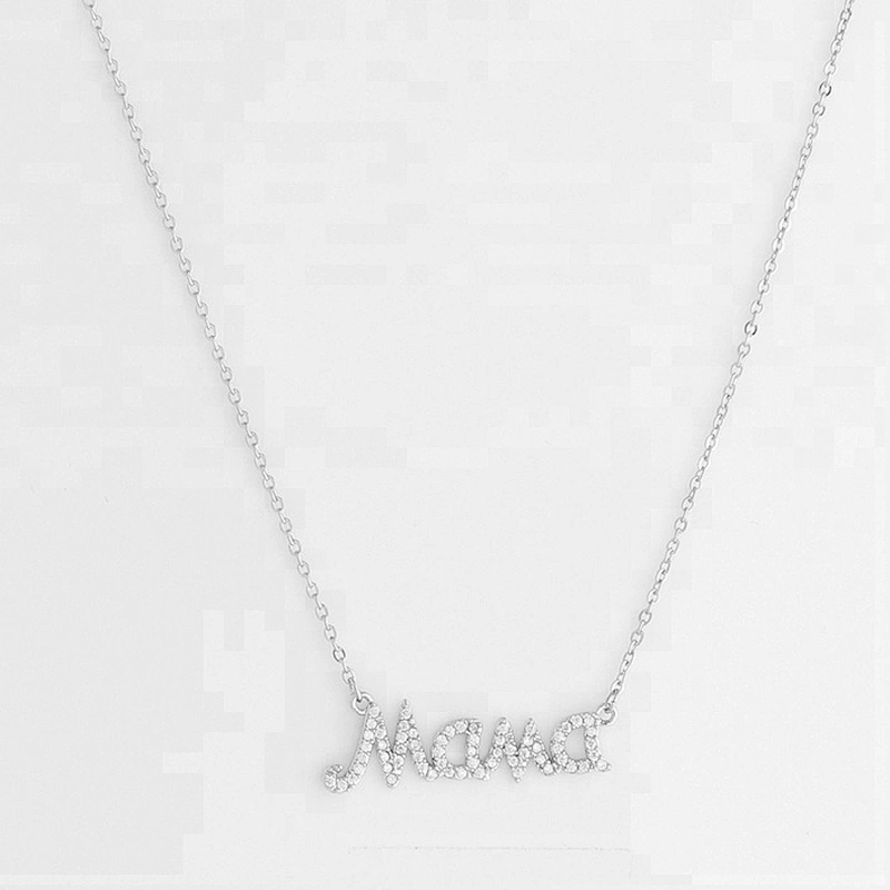 Miss Jewelry Wholesale Fashion Fine Chain Gold Pendant Name Women Necklace Jewelry