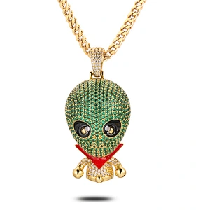 Custom Urban Jewelry Paved Zircon Pendant Hip Hop Rap