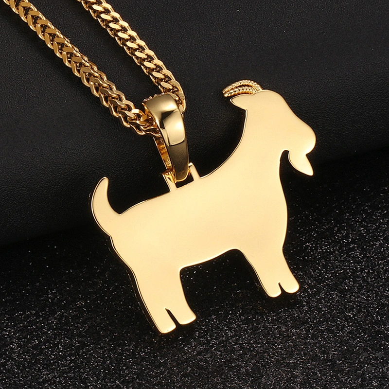 Wholesale Suppliers Pave Diamond Pendant Jewelry Plated Gold Men