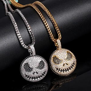 Missjewelry urban jewelry custom stainless steel pendant necklace, custom Halloween pendant necklace