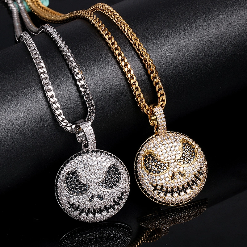 Missjewelry urban jewelry custom stainless steel pendant necklace, custom Halloween pendant necklace