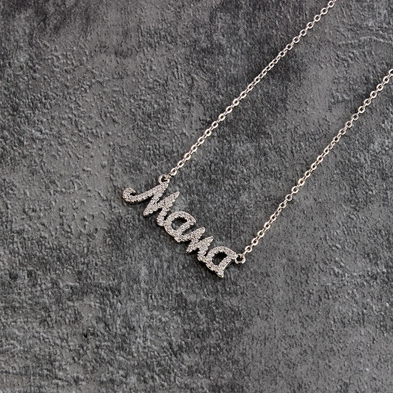 Miss Jewelry Wholesale Fashion Fine Chain Gold Pendant Name Women Necklace Jewelry