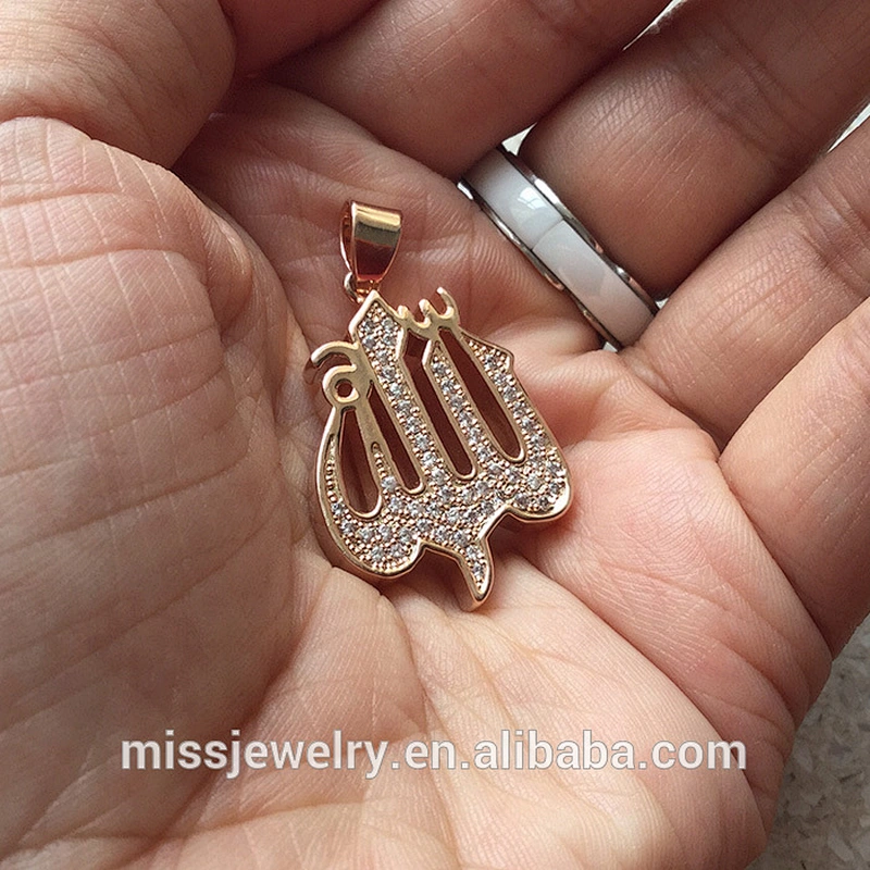 Fashion Jewelry Wholesale 18k Allah Pendant