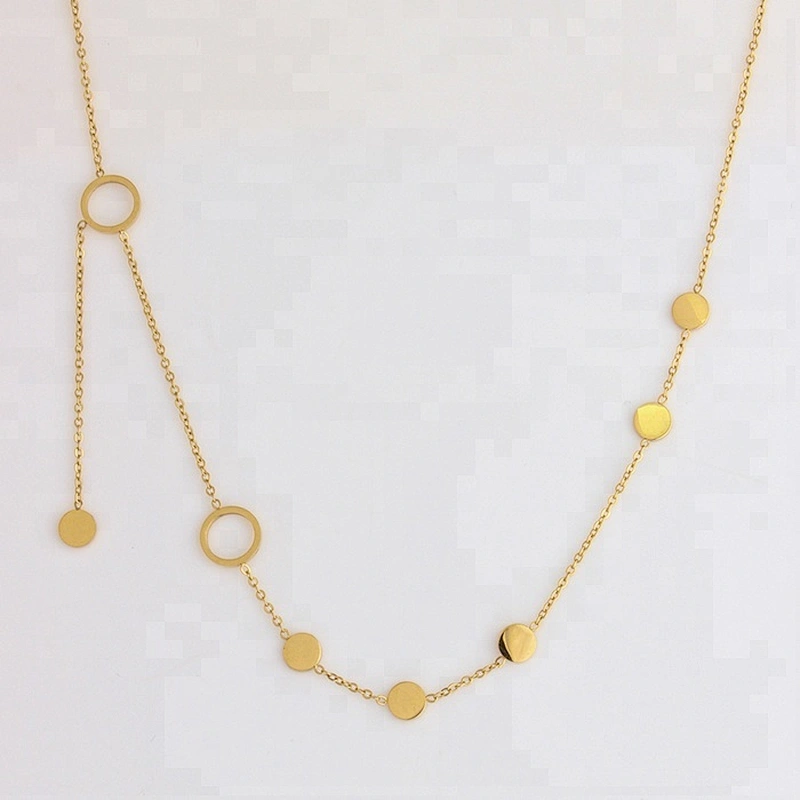 Wholesale Gold Plated Name Drop Necklace Curb Chain