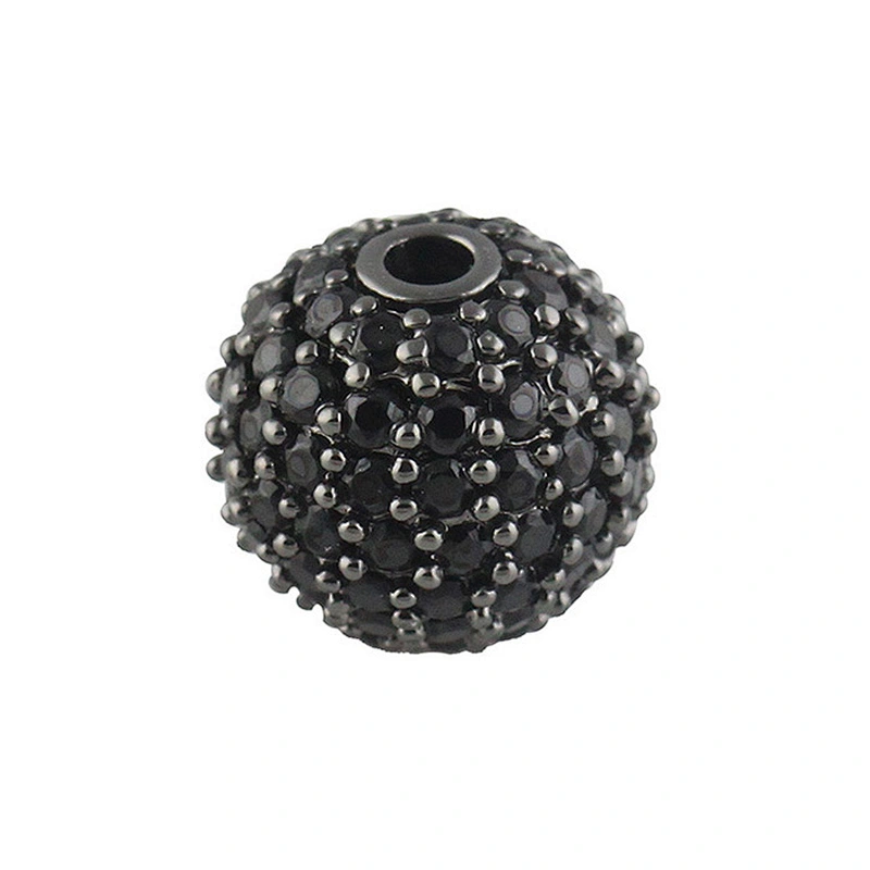New fashion bling AAA CZ micro pave bead ninghuiarts