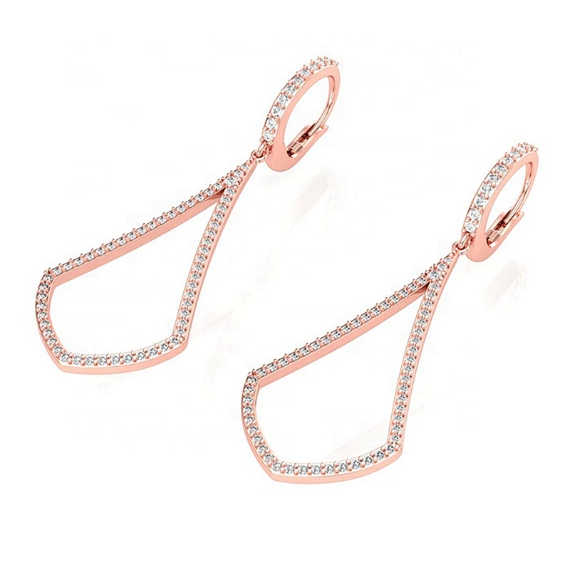 Miss Jewelry High Quality Cheap Jewelry New Designs Fashion Diamond Gold Jewelry Earrings