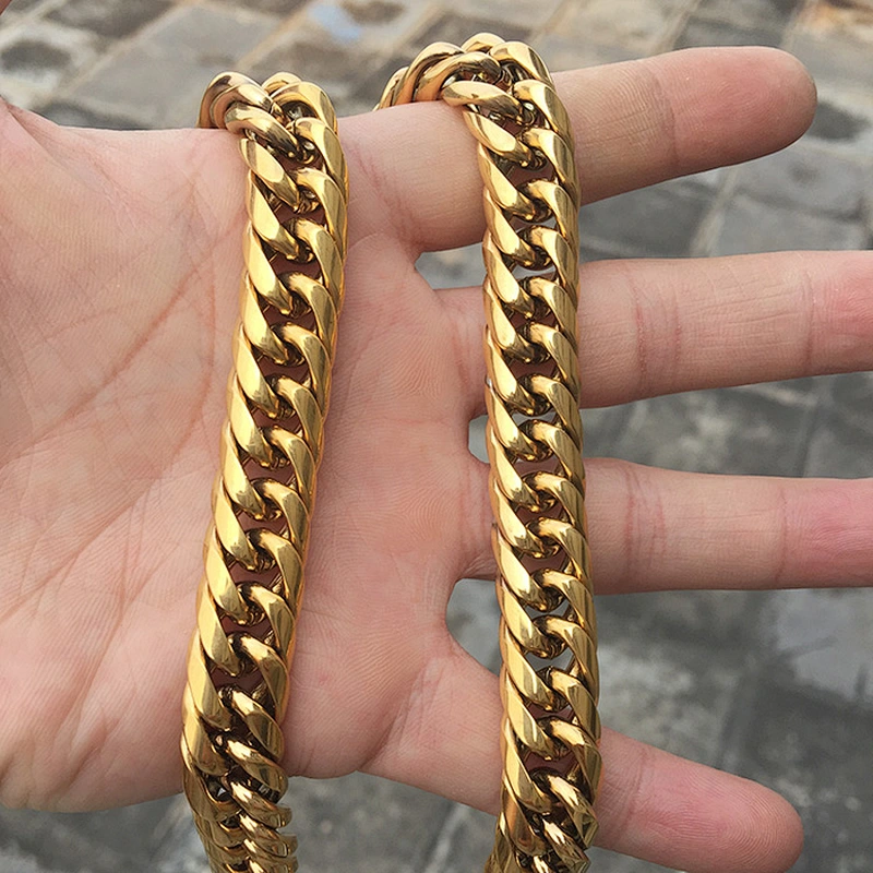 Wholesale Heavy Gold Plated Chains 18k Men