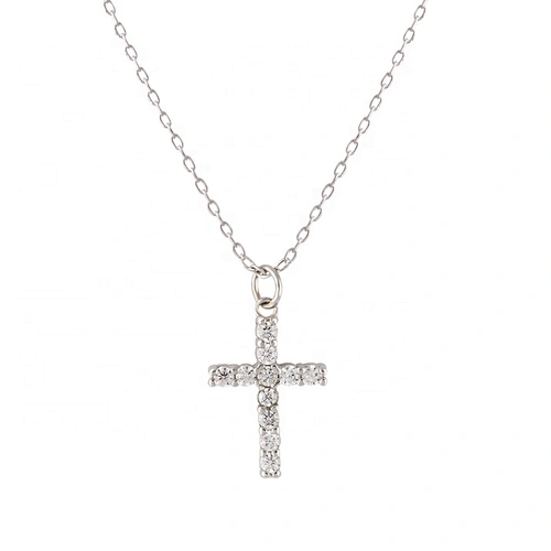 Miss Jewelry Micro Zircon Ankh Cross Pendant Jewelry