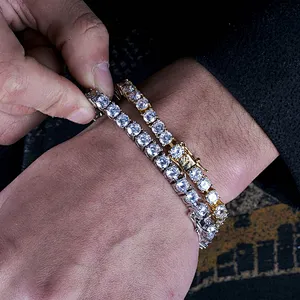 Missjewelry New 925 Sterling Silver Diamond Gold Cubic Zirconia CZ Tennis Bracelet Designs