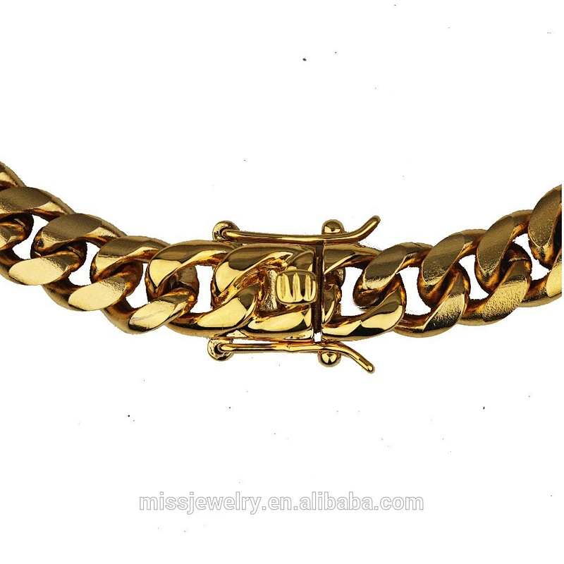 Missjewelry Hip Hop Stainless Steel Gold Plated Jewelry Italy Bracelet Wholesale