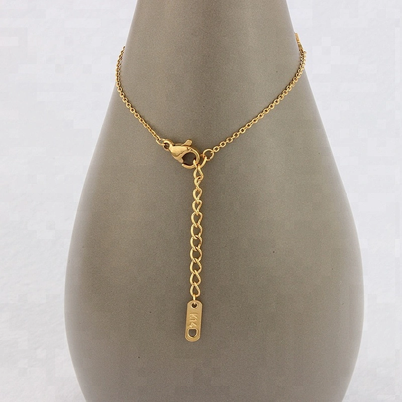 Miss Jewelry Cheap Stainless Steel Star Drop Gold Clasp Bracelet Jewelry Design for Girls