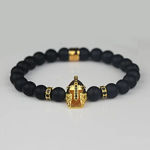Missjewelry Private Label Chakra Gemstone Skull Charm Bead Bracelet
