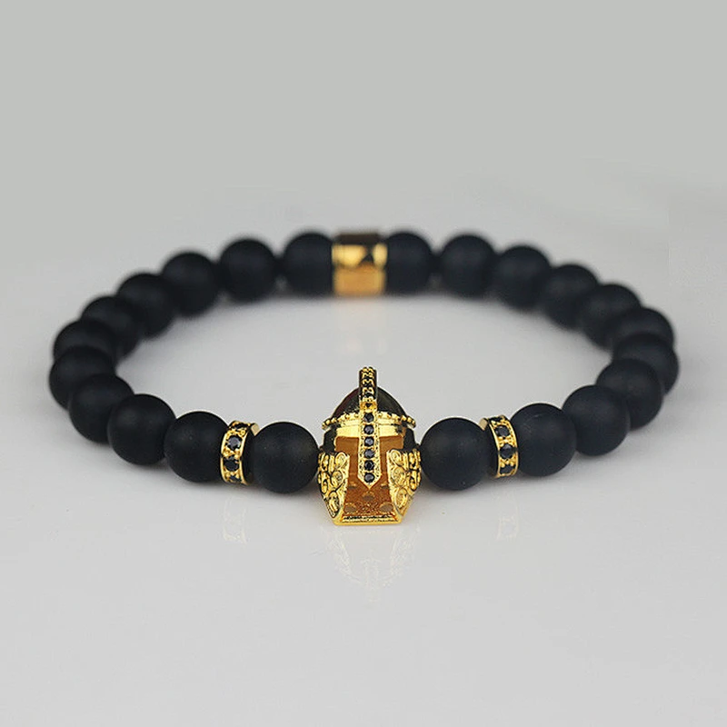 Missjewelry Private Label Chakra Gemstone Skull Charm Bead Bracelet