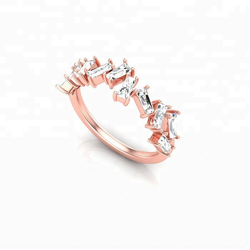 Miss Jewelry Cheap Womens 925 Sterling Silver 3 Carat Diamond Ring