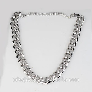 Large Curb Link Chain Gold And White Gold Chain