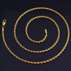 Missjewelry 18k 14K 8 Gram  Men Hip Hop Thin Gold Chain Necklace Designs