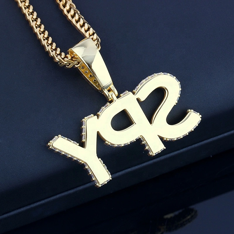 Missjewelry High Quality Cheap New Design Custom Name Pendant Hip Hop Diamond Clasp Gold Jewelry