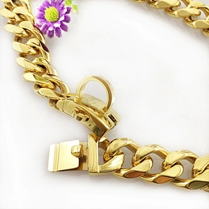 Wholesale Stainless Steel Metal Pet Custom Dog Collar Leash