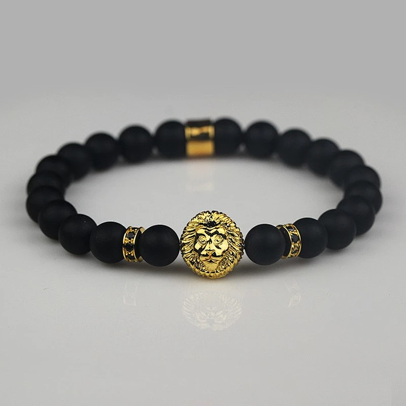 Missjewelry Private Label Chakra Gemstone Skull Charm Bead Bracelet