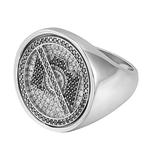 Missjewelry Hip Hop Dubai Jewelry Gold Ring Models, Features Camera Diamond Ring