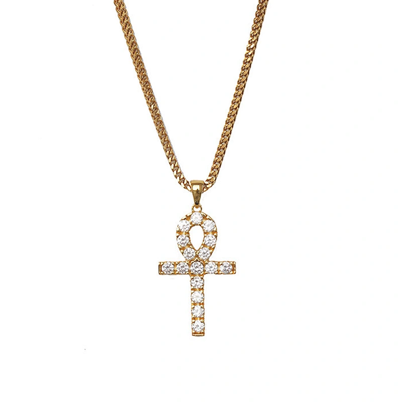 Hip Hop Micro Gold Ankh Pendants