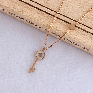 Custom Made Key Pendant Necklace Choker Meaning Ladies