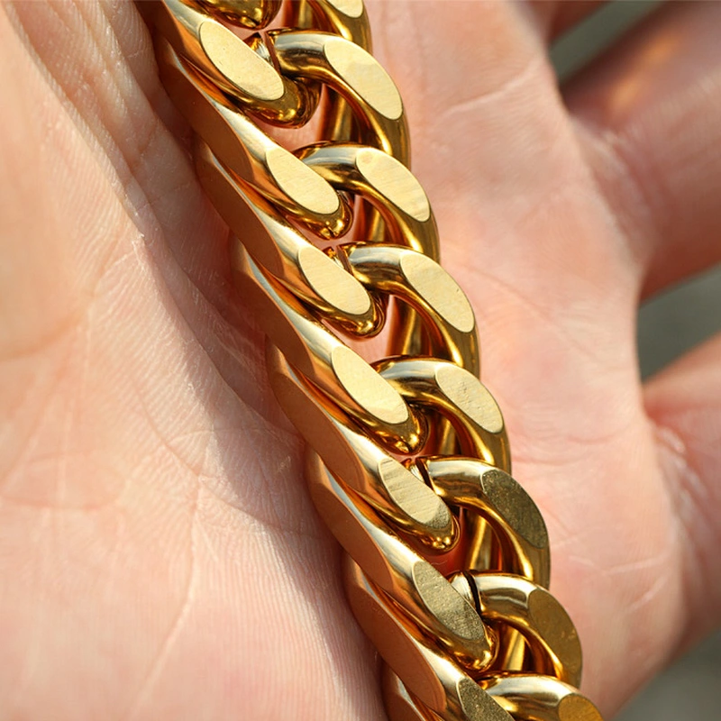Miss Jewelry Dubai new gold neck chain design for men wholesale