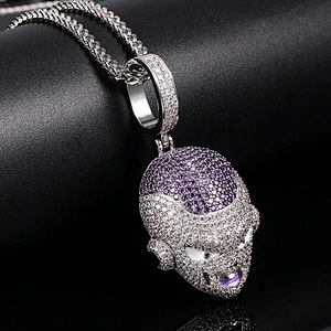 Ice Jewelry Gold Models CZ Iced Out 18k Gold  Pendant