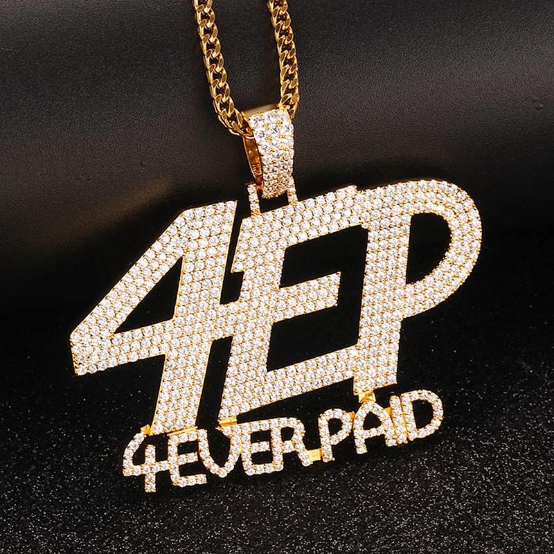 Rap Urban Jewelry Fashion Custom Iced Out Hip Hop Letter Pendants Wholesale