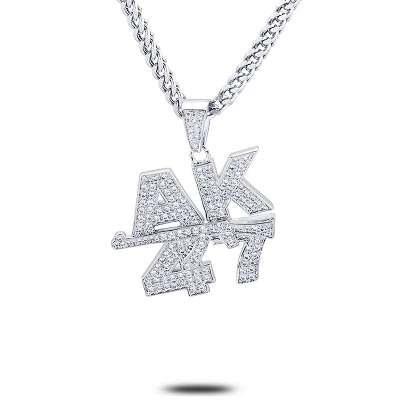 Wholesale Personalized Fashion 925 Mini Hip Hop Name Jewelry