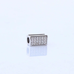Missjewelry Custom 925 Sterling Silver Logo Engraved Bracelet Beads Men
