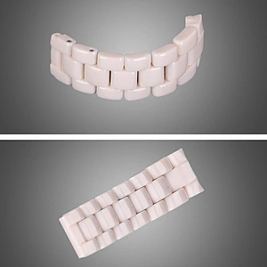 High Quality new design mens white ceramic bracelet