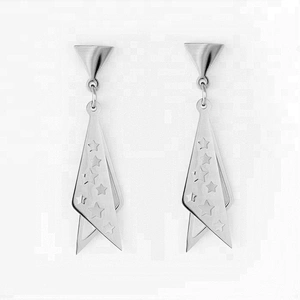 Miss Jewelry Women's Jewelry 925 Sterling Silver Gift CZ Earrings