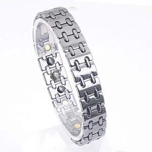 Men Stainless Steel Ion Bio Energy Magnetic Bracelet
