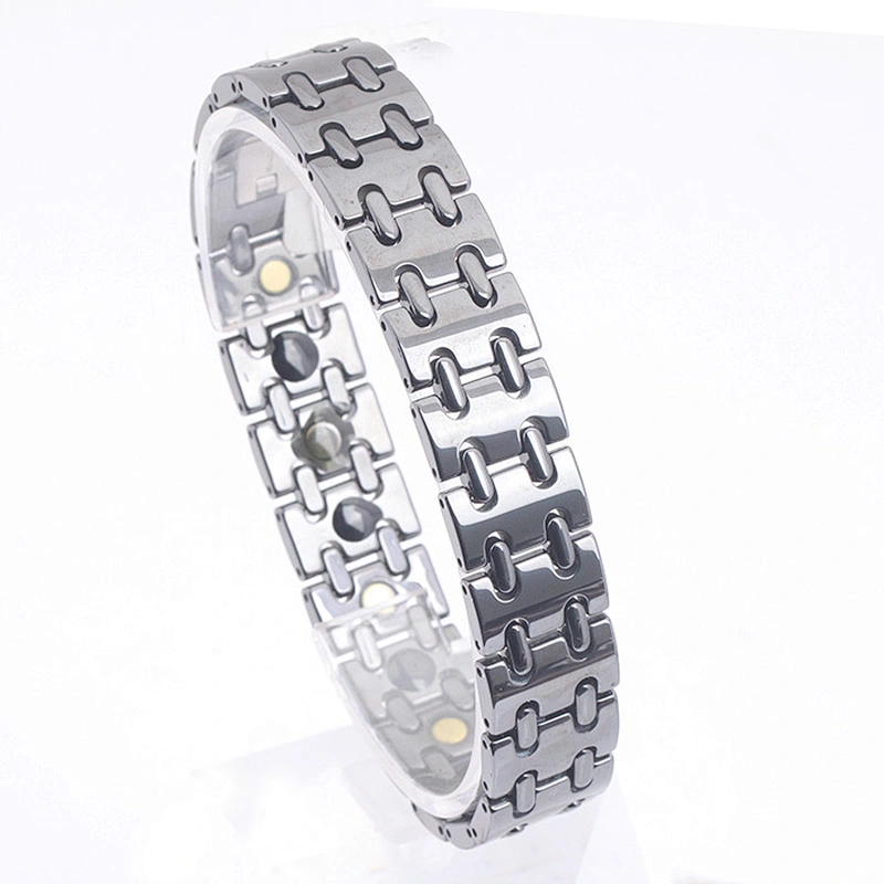 Men Stainless Steel Ion Bio Energy Magnetic Bracelet