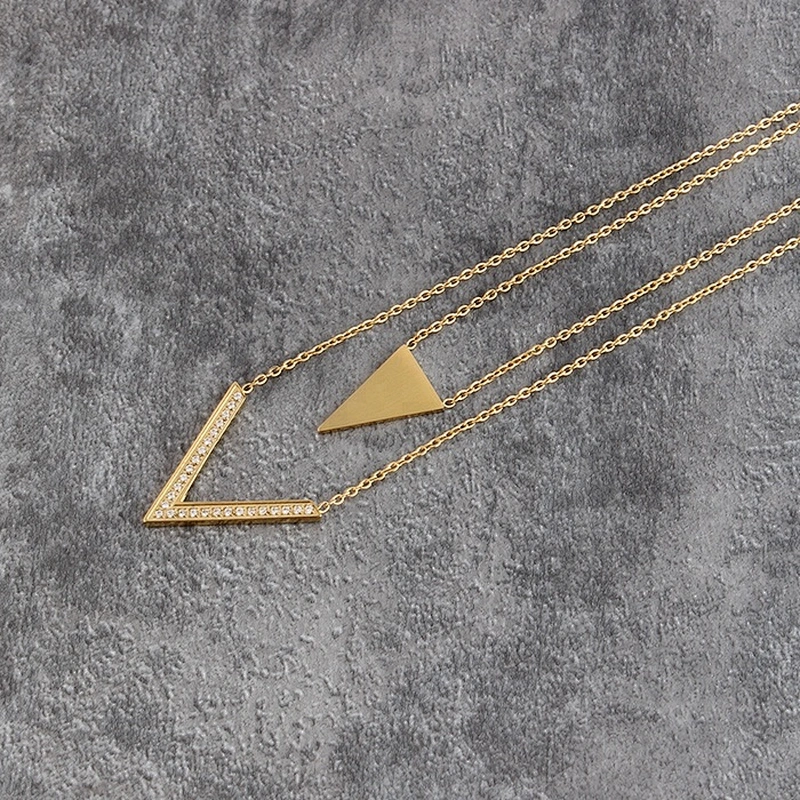 Miss Jewelry Necklace 18k Gold Plated as Valentine Gift for Women