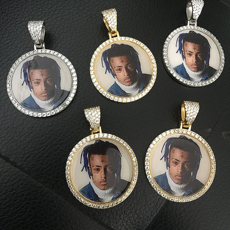 Miss Jewelry Fashion New Design Custom Celebrity CZ Picture Photo Pendant